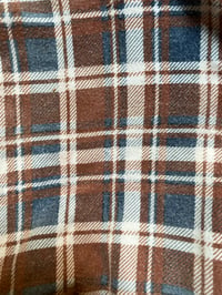 Image 4 of LITTLE PANTS - red cord and flannelette 