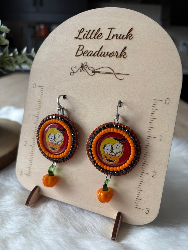 Image of Pumpkin Waltz Earrings