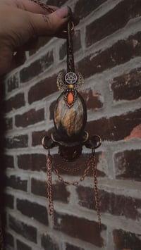 Image 4 of Adorned deer vertebrae talisman 