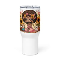 Image 1 of Tiff Sphynx Travel mug with a handle