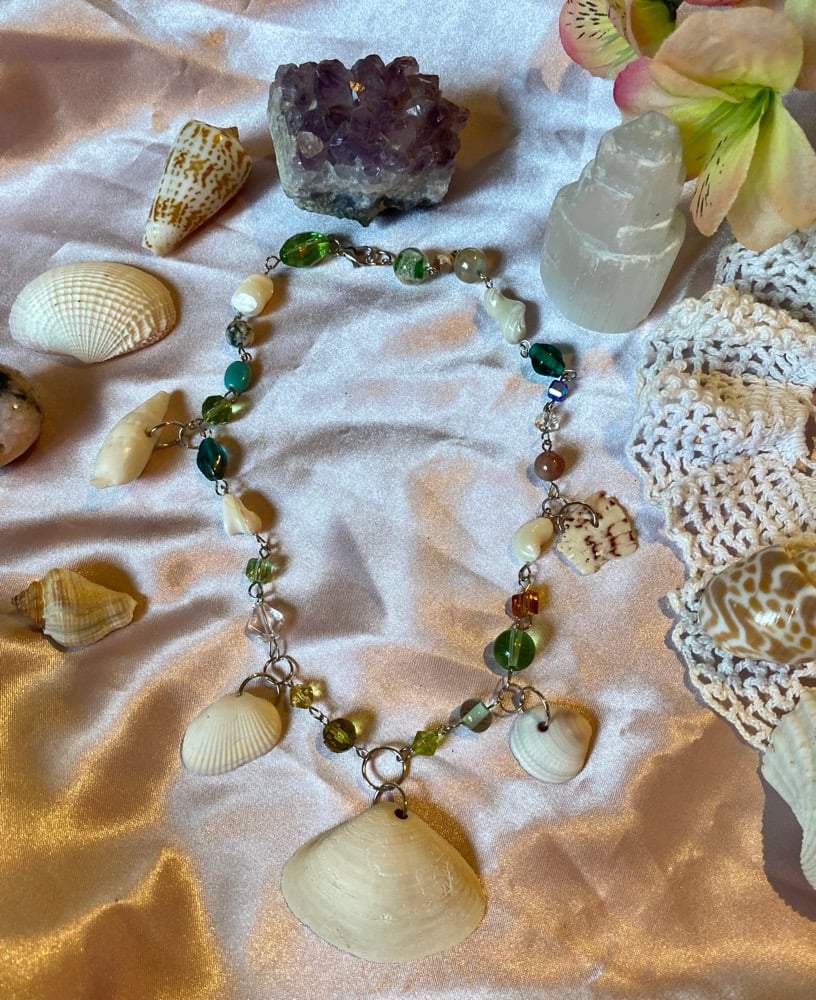 Image of Seashell Charm Necklace 