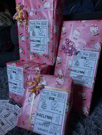 Image 1 of North Pole Shipping Stickers 