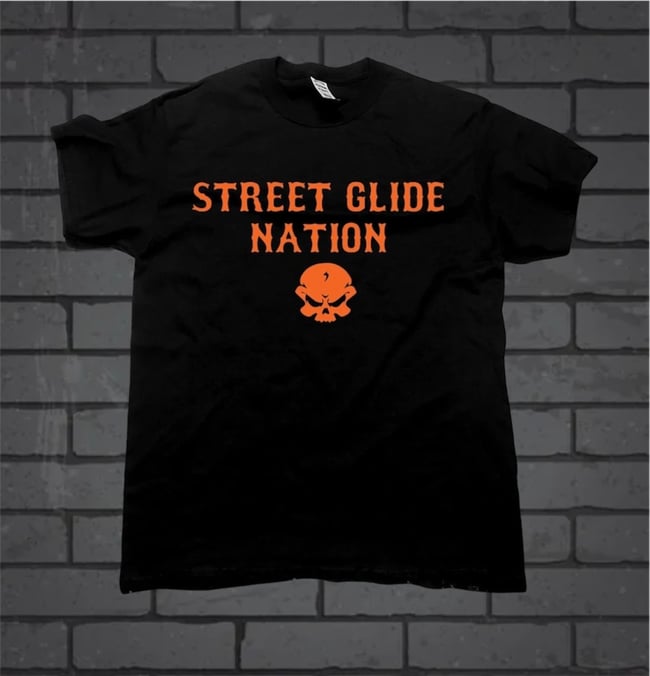 Street Glide Nation Orange Logo T