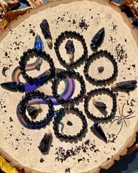 Image 1 of ✨WHOLESALE✨ Rainbow Obsidian Energy Bracelet