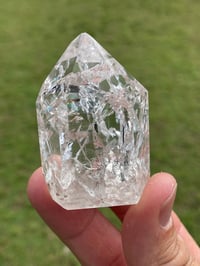 Image 1 of Crackle Quartz Crystal Tower #1505