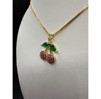 Image 3 of Cherry Diamond Necklace 