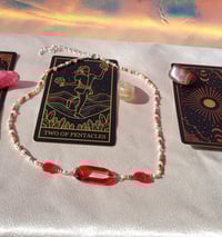 Image 2 of Two of Pentacles Necklace