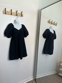 Image 1 of Olivia Twist Dress Black or Black & Cream