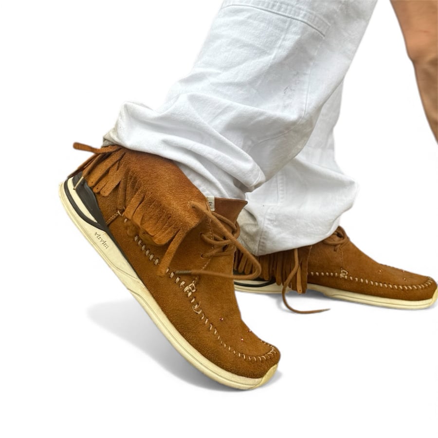 Image of Visvim FBT Suede Moccasins