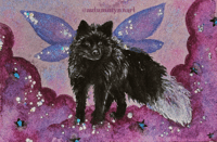 ‘Fairy Fox’ Embellished Art Print
