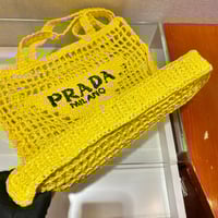 Image 2 of Pràdä Straw Beach Bag