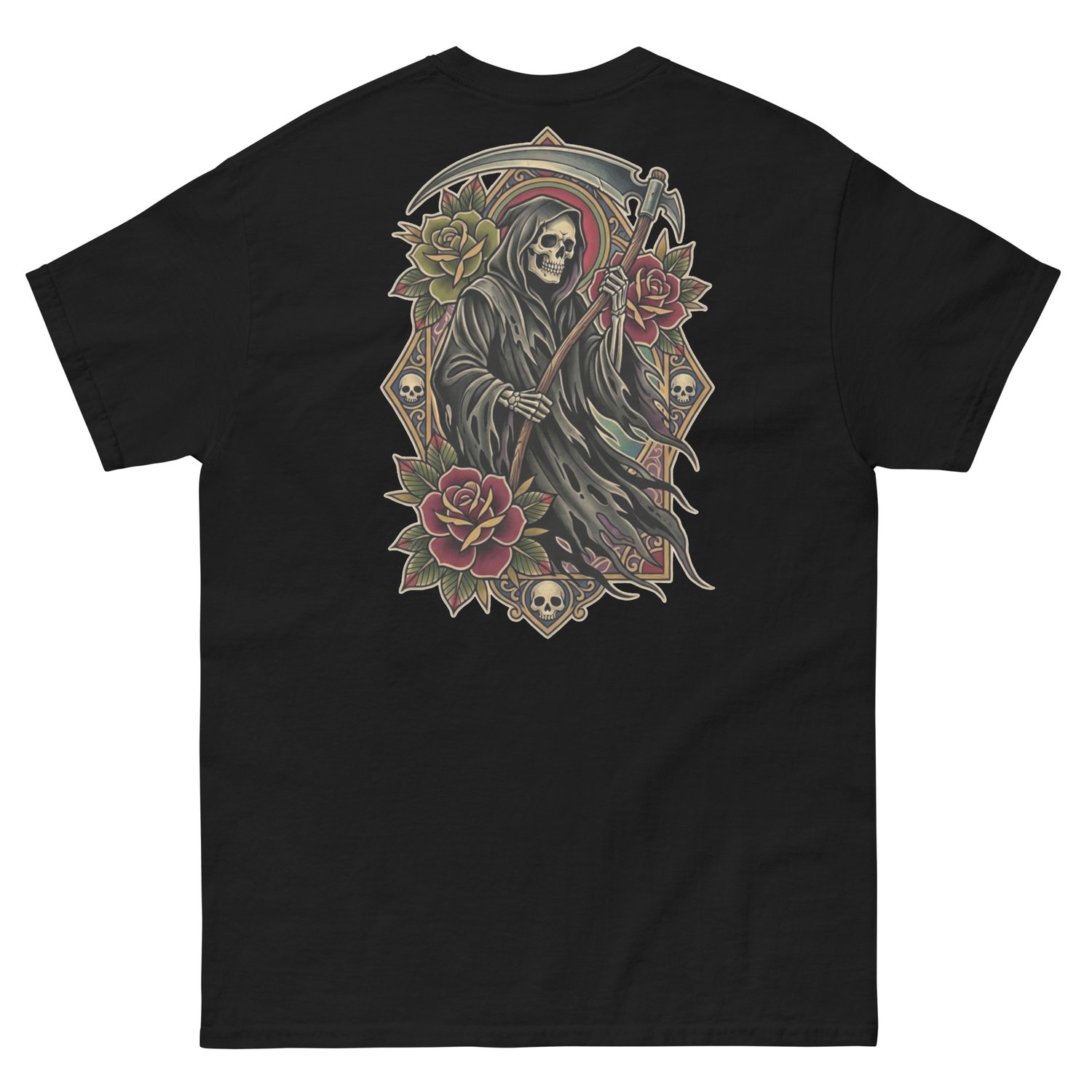 Image of Craig Gordon Tattoo Simp logo 2 + neo trad reaper