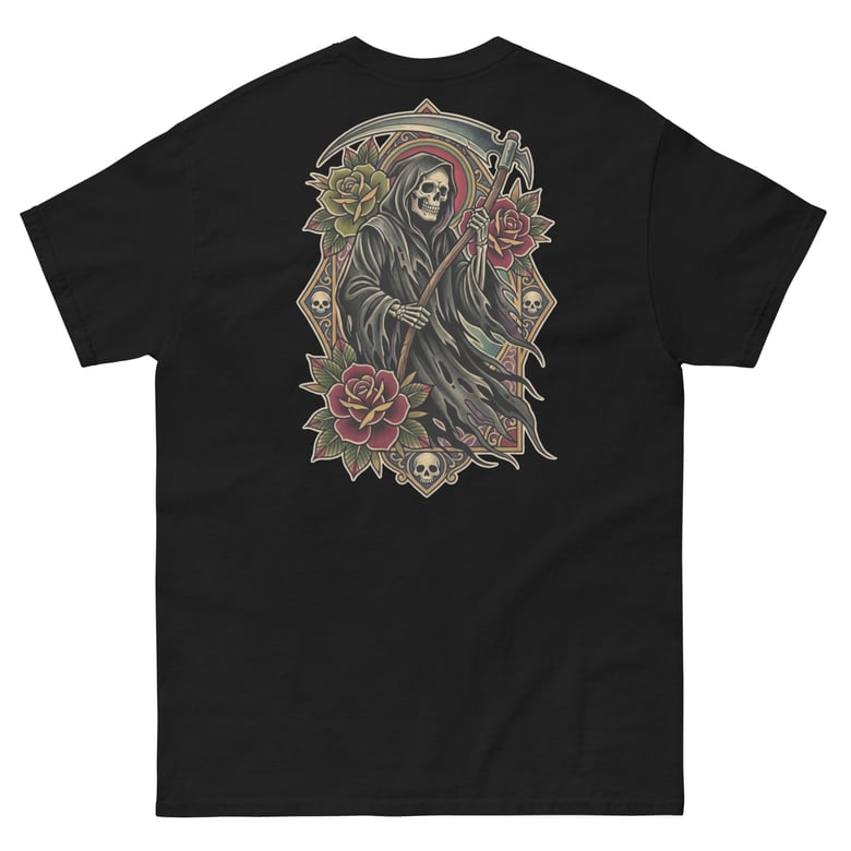 Image of Craig Gordon Tattoo Simp logo 2 + neo trad reaper