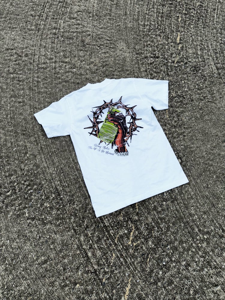 Image of White “BD Racks Heavy weight Tee