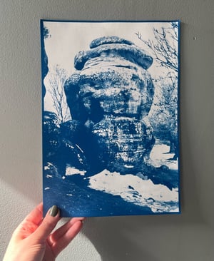 Brimham Rock Cyanotype 