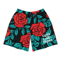 Image 1 of Guys Love Shoes Men's Athletic Long Shorts