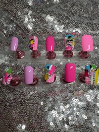 Image 3 of  Let’s get ready for spring short  gel press on Nails