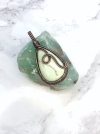 lemon chrysoprase pendant