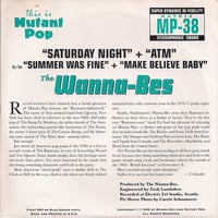 Image 2 of The Wanna-Bes – Saturday Night 7”