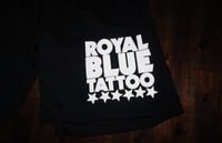 Image 3 of Royal Blue Tattoo Star Mosh Shorts
