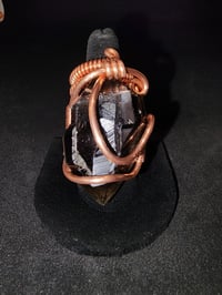 Image 1 of Adjustable Smoky Quartz Ring #2, Goveia, Brazil
