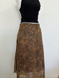 Image 3 of Vintage cheetah skirt // 40