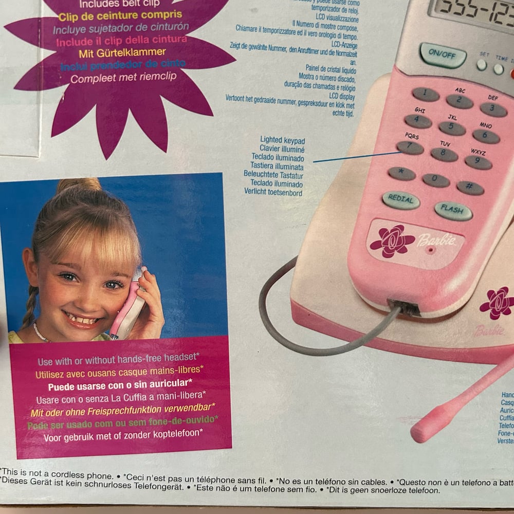 Image of TELEPHONE BARBIE