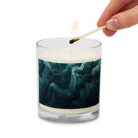 Image 2 of Viridian Glass Jar Soy Wax Candle