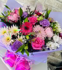 Lilac and pinks handtied 
