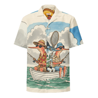 Image 2 of Los Pescadores Forasteros Unisex button shirt