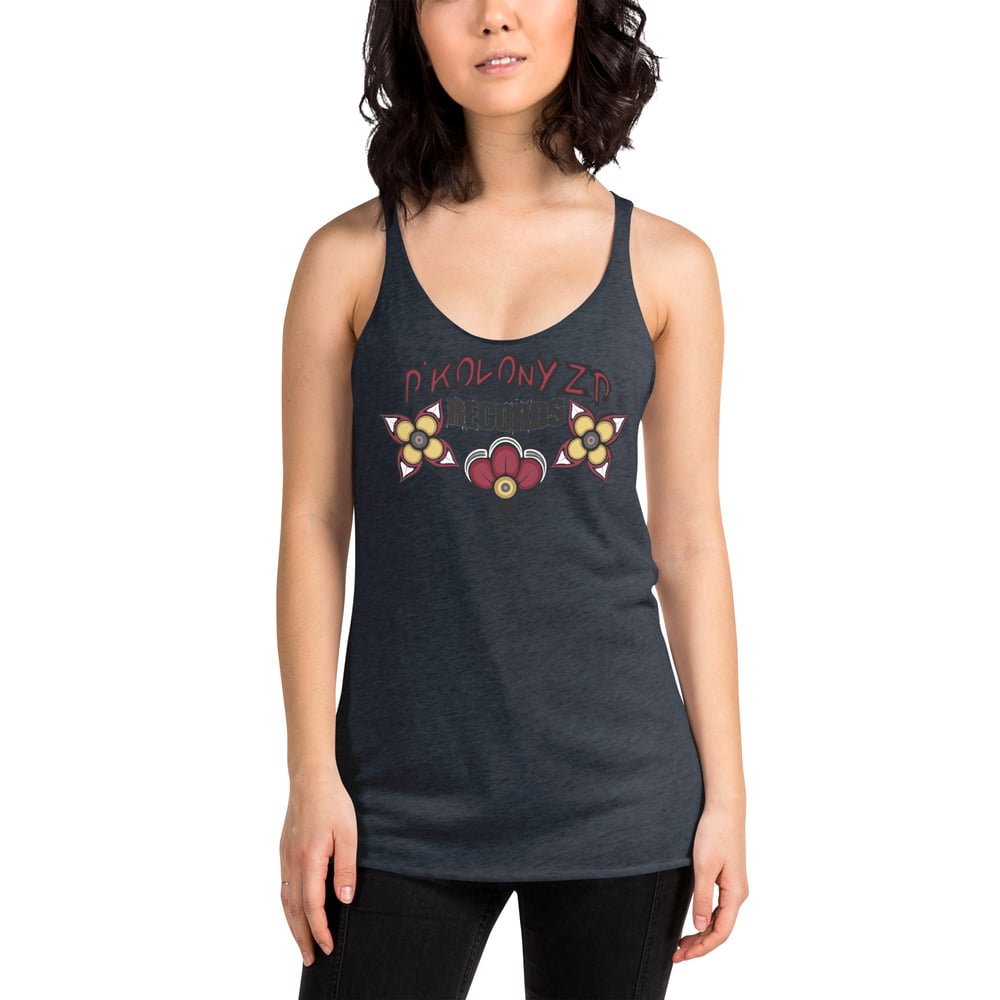 D'Kolonyzd Records x Emily Kewageshig Art Racerback Tank