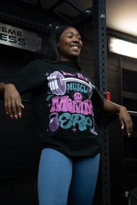 Image 3 of Muscle Mommy Era Tee - Black 