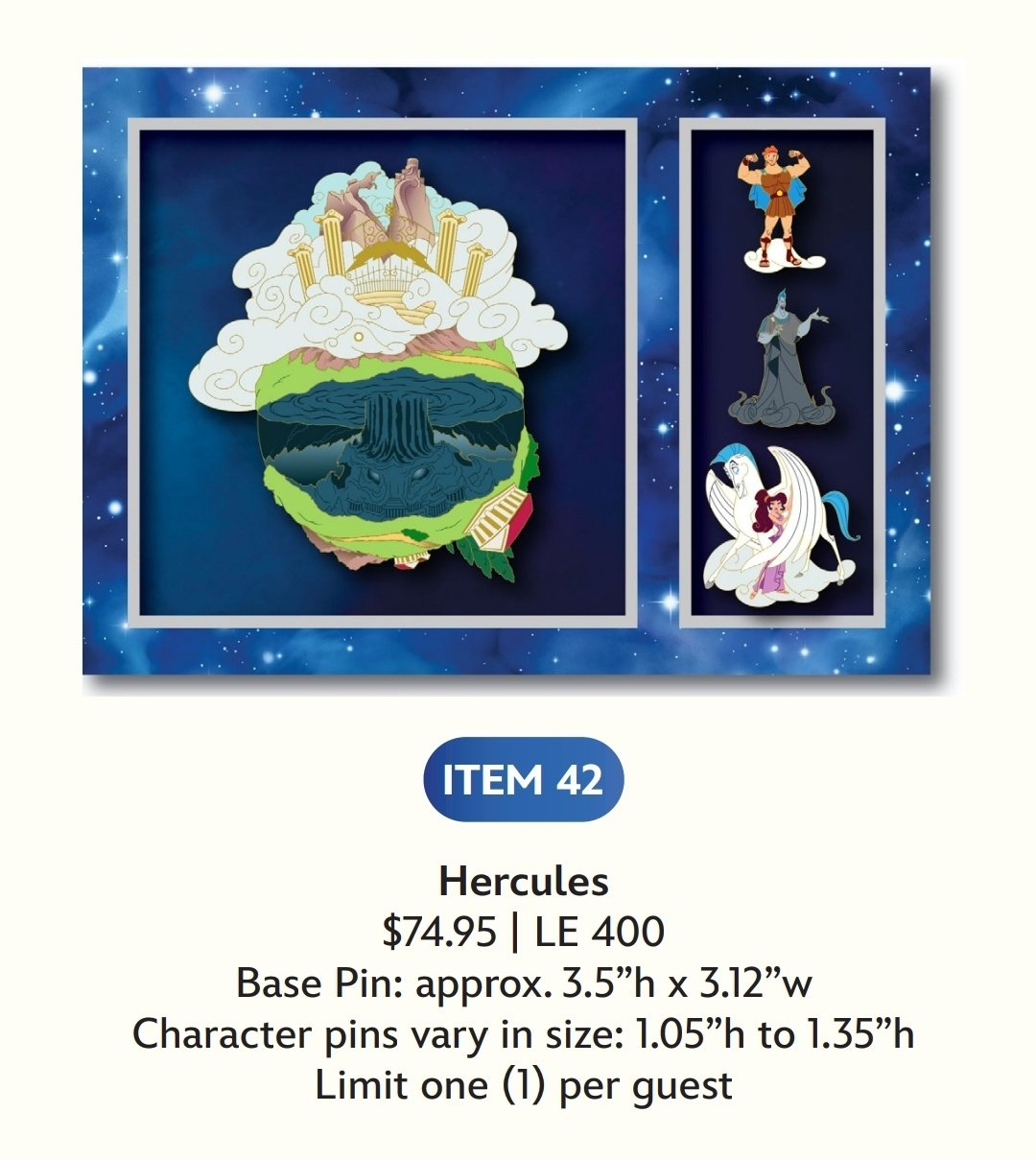 Image of The world of Hercules wdi pin le 400 