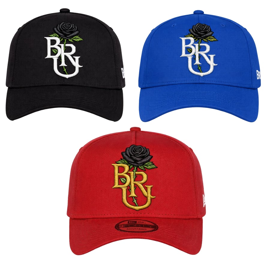 Image of BLACK ROSE LOGO SNAPBACK'S