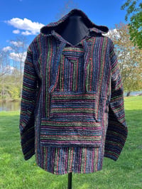 Image 4 of Large Rainbow Stealie Baja Hoodie