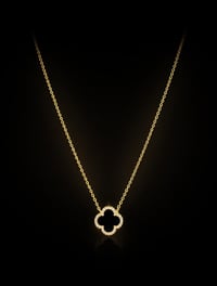 Image 1 of 24k Van Cleef necklace set 