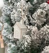 Rustic House Tree Decoration