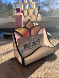 Image 1 of Stained glass Business Card Holders