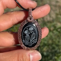 Image 2 of Eternal Lovers Black Onyx Pendant 🖤