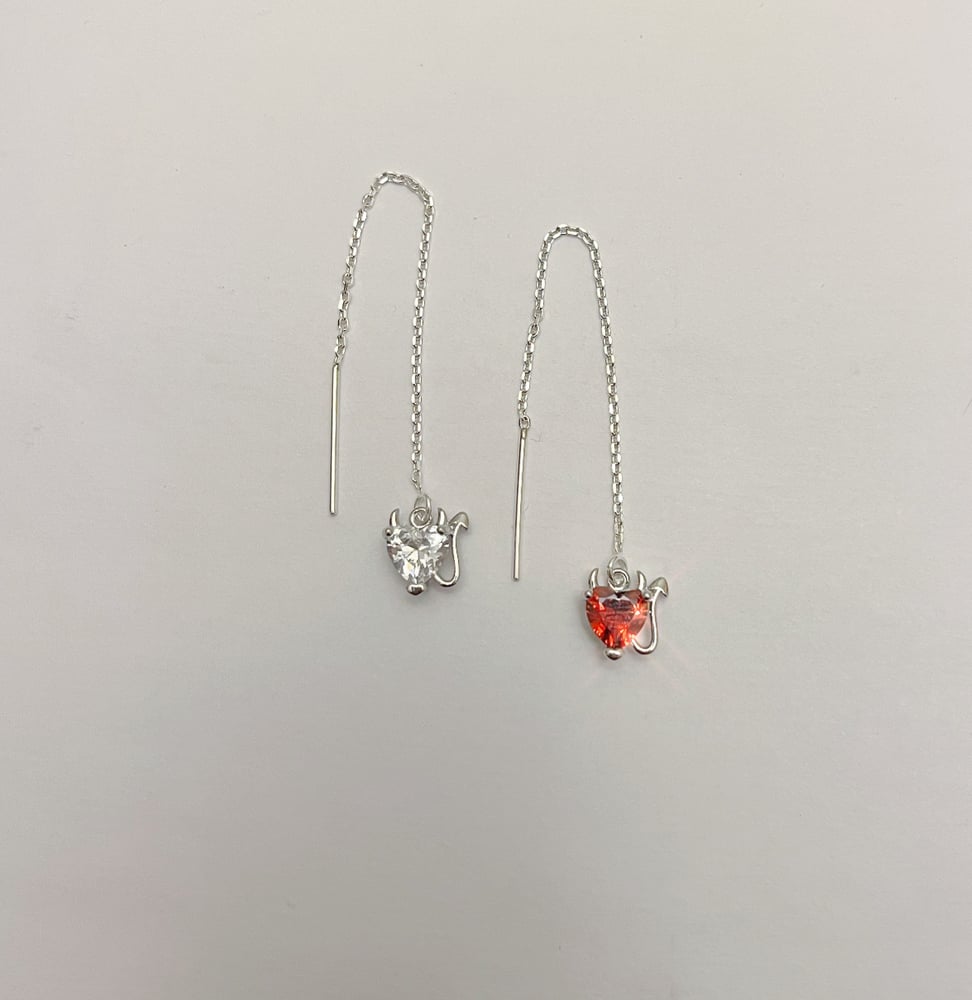 Silver ear threaders Clearance