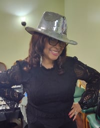 Image 1 of BEYONCE SILVER HAT