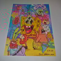 Spongebob A/P blotter sheet 