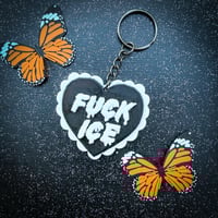 Image 1 of Fuck Ice Keychain