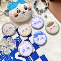 Image 2 of Chiikawa Button Pins