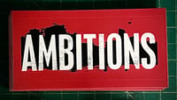 Ambitions - City Rectangular sticker 