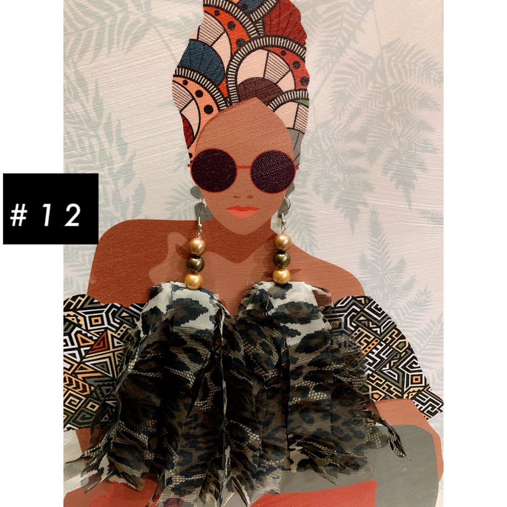 Image of Tassel Diva long  Earring 