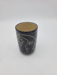 Image 2 of Black Moon Face Tumbler  