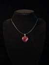 red heart cord necklace 