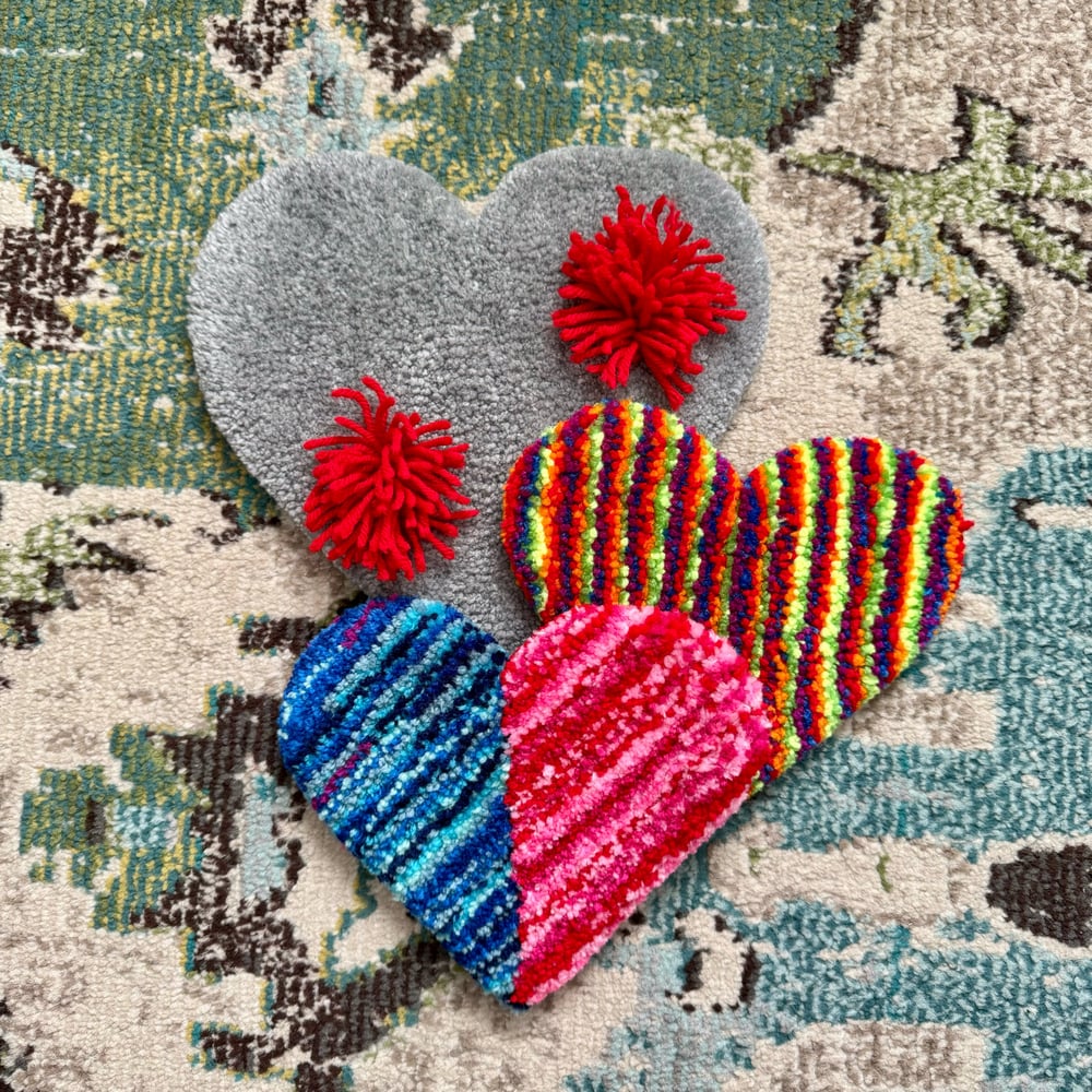 Image of Little Rug Hearts