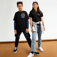 Image 1 of Don't Stress White Print Kids Tee 